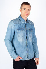 Teksasärk meestele Ltb Jeans, sinine hind ja info | Meeste särgid ja triiksärgid | kaup24.ee