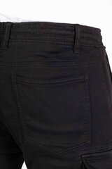 Püksid meestele Kenzarro, must hind ja info | Meeste püksid | kaup24.ee