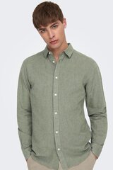 Рубашка Only &amp; Sons 22012321SWAMP-M цена и информация | Мужские рубашки | kaup24.ee