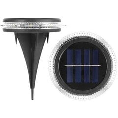 дисковые светильники на солнечных батареях, 2 шт. цена и информация | Уличное освещение | kaup24.ee