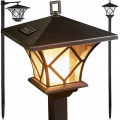 Светодиодный садовый светильник на солнечной батарее 155см, 1 шт. цена и информация | Уличное освещение | kaup24.ee