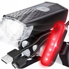Jalgratta esi- ja tagatuli USB LED hind ja info | Jalgratta tuled ja helkurid | kaup24.ee
