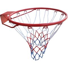 баскетбольное кольцо с сеткой, 45 см цена и информация | Баскетбольные стойки | kaup24.ee