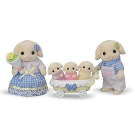 Kujukeste komplekt Sylvanian Families Flora Rabbit Family hind ja info | Tüdrukute mänguasjad | kaup24.ee
