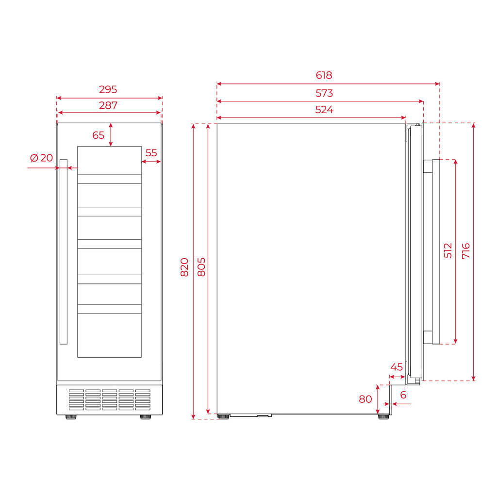 Teka RVU 10020 GBK цена и информация | Veinikülmikud | kaup24.ee