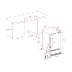 Teka RVU 20046 GBK hind ja info | Veinikülmikud | kaup24.ee