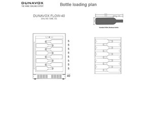 Dunavox DAUF-40.138B цена и информация | Винные холодильники | kaup24.ee