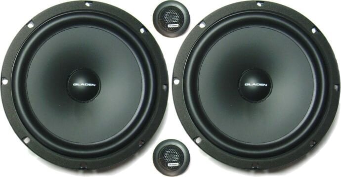 Gladen Audio RS 200 kahesuunalised komponentkõlarid 8" (200 mm) hind ja info | Autokõlarid | kaup24.ee