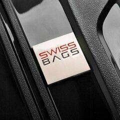 Väike kohver SwissBags, S, must цена и информация | Чемоданы, дорожные сумки | kaup24.ee
