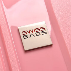 Väike kohver SwissBags, S, roosa цена и информация | Чемоданы, дорожные сумки | kaup24.ee