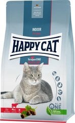 Happy CatIndoor Adult Voralpen-Rind kassitoit, 4kg hind ja info | Kuivtoit kassidele | kaup24.ee