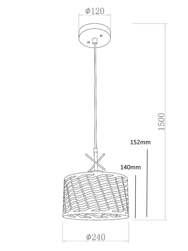 Ripplamp G.Lux GT-680-1S hind ja info | Rippvalgustid | kaup24.ee