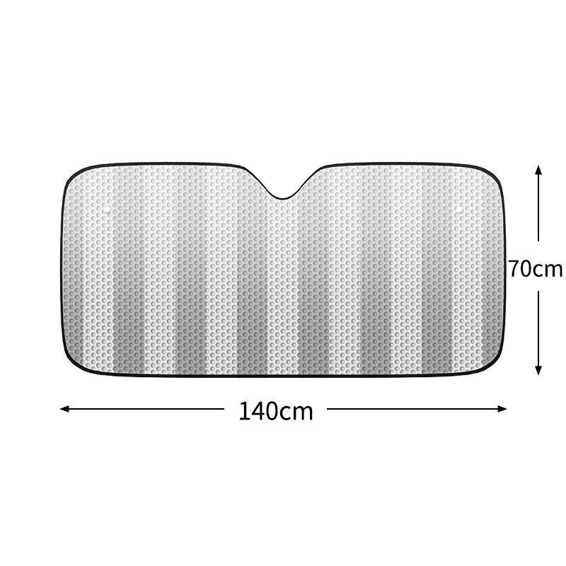 Auto tuuleklaasi päikesekaitse, 140x70cm hind ja info | Lisaseadmed | kaup24.ee