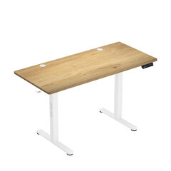 Стол Mark Adler Leader 7.0 Craft, 120x118x60 см., белый цена и информация | Компьютерные, письменные столы | kaup24.ee