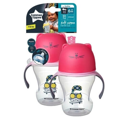 Tommee Tippee Soft Sippee joogitops, 230ml hind ja info | Lutipudelid ja aksessuaarid | kaup24.ee