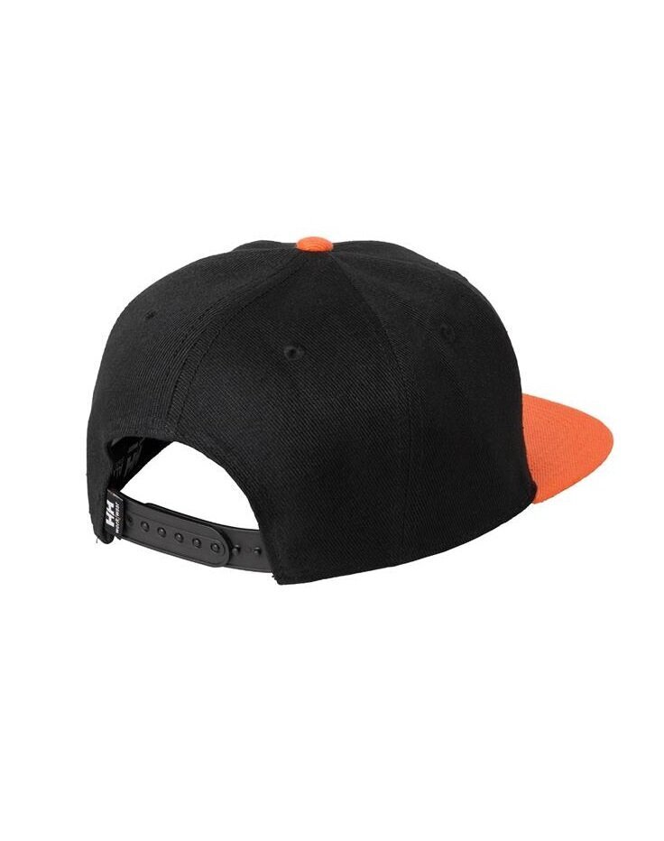 Nokamüts Helly Hansen Kensington Flat Brim, must/oranž цена и информация | Meeste sallid, mütsid ja kindad | kaup24.ee