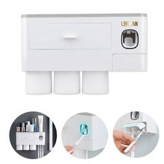 Настенный органайзер для ванной комнаты 3-в-1 Livman цена и информация | Аксессуары для ванной комнаты | kaup24.ee