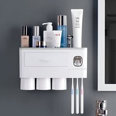 Настенный органайзер для ванной комнаты 3-в-1 Livman цена и информация | Аксессуары для ванной комнаты | kaup24.ee