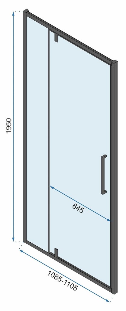 Dušikabiin Rea Rapid Swing Corner hind ja info | Dušikabiinid | kaup24.ee