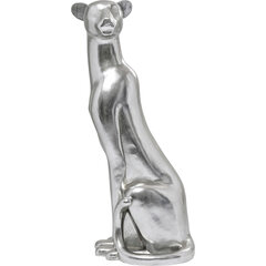 Декоративная фигура Sitting Leopard Silver 150cм цена и информация | Детали интерьера | kaup24.ee