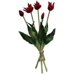 Punaste tulpide kimp 40 cm hind ja info | Kunstlilled | kaup24.ee