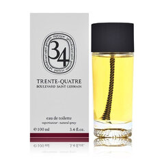 Tualettvesi unisex Diptyque 34 Boulevard Saint Germain EDT, 100 ml hind ja info | Meeste parfüümid | kaup24.ee