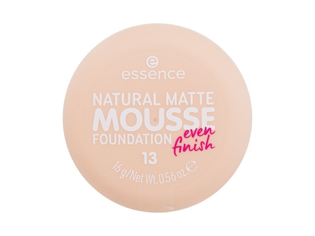 Kreemjas jumestuskreem Essence Natural Matte Mousse jumestuskreem, 13, 16 g цена и информация | Jumestuskreemid, puudrid | kaup24.ee