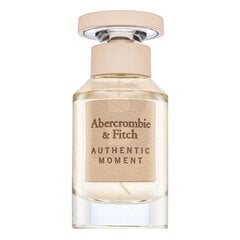 Tualettvesi naistele Abercrombie & Fitch Authentic Moment EDT, 50 ml hind ja info | Naiste parfüümid | kaup24.ee