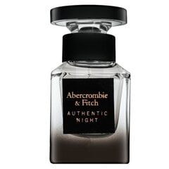 Abercrombie & Fitch Authentic Night Man Туалетная вода для мужчин 30 мл цена и информация | Мужские духи | kaup24.ee