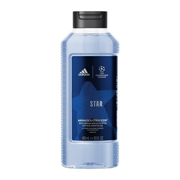 Dušigeel meestele Adidas UEFA Champions League Star, 400 ml цена и информация | Dušigeelid, õlid | kaup24.ee