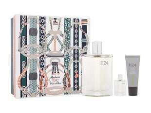 Parfümeeria komplekt meestele Hermes H24 meestele: EDT, 100 ml + EDT, 5 ml + näokreem, 20 ml цена и информация | Мужские духи | kaup24.ee