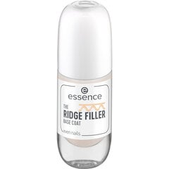 Küünelaki alus Essence Ridge Filler Base Coat, 8 ml hind ja info | Küünelakid, küünetugevdajad | kaup24.ee