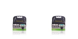 Сменные лезвия для бритья Body Gillette (2 uds) цена и информация | Косметика и средства для бритья | kaup24.ee