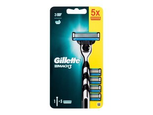 Raseerimiskomplekt Gillette Mach3 meestele, 1 tk цена и информация | Косметика и средства для бритья | kaup24.ee