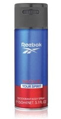 Reebok, Дезодорант Для Мужчин Move Your Spirit, 150 мл цена и информация | Дезодоранты | kaup24.ee