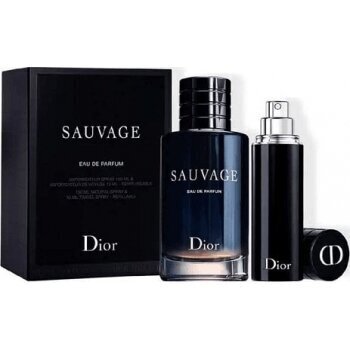 Komplekt Christian Dior Sauvage EDP meestele: parfüümvesi 100 ml + mini 10 ml цена и информация | Meeste parfüümid | kaup24.ee