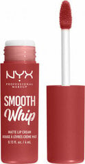 Huulepulk NYX Smooth Whipe Parfait, 4 ml цена и информация | Помады, бальзамы, блеск для губ | kaup24.ee