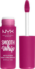 Huulepulk NYX Smooth Whipe Bday frosting, 4 ml hind ja info | Huulepulgad, -läiked, -palsamid, vaseliin | kaup24.ee