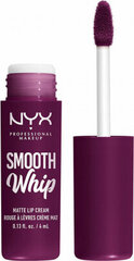 NYX Lipstick NYX Smooth Whipe Matt Berry bed (4 ml) цена и информация | Помады, бальзамы, блеск для губ | kaup24.ee