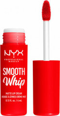 NYX Lipstick NYX Smooth Whipe Matt Incing on (4 ml) цена и информация | Помады, бальзамы, блеск для губ | kaup24.ee