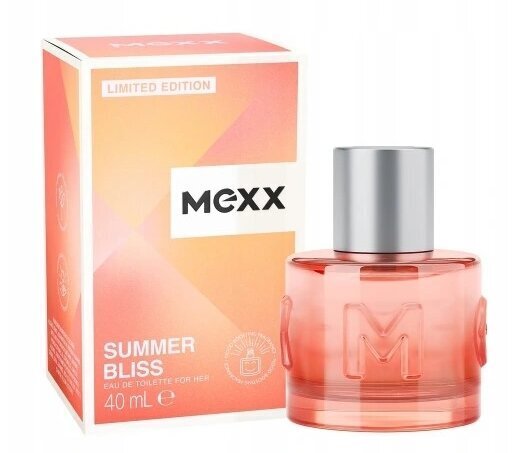 Tualettvesi naistele Mexx Summer Bliss EDT, 40ml цена и информация | Naiste parfüümid | kaup24.ee