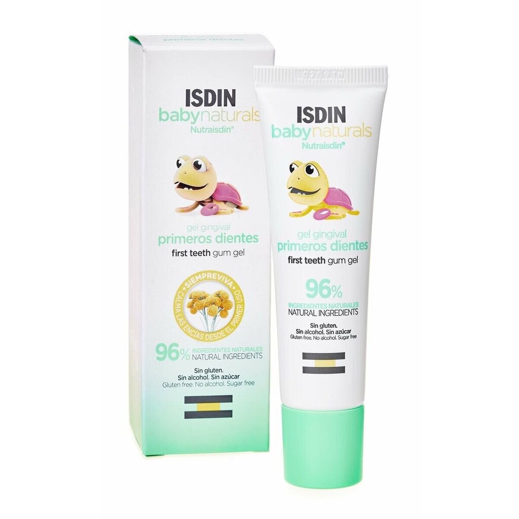 Hammaste lõikumise geel Isdin Baby Naturals Esimesed hambad 30 ml hind ja info | Suuhügieen | kaup24.ee