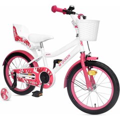 детский велосипед - enero queen, белый и розовый цена и информация | Балансировочные велосипеды | kaup24.ee