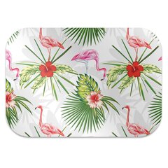 Põrandat kaitsev matt Flamingo ja lilled, 140x100 cm цена и информация | Офисные кресла | kaup24.ee