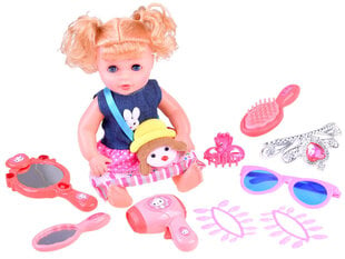 Nukk ilutarvikutega, 8 tk hind ja info | Tüdrukute mänguasjad | kaup24.ee