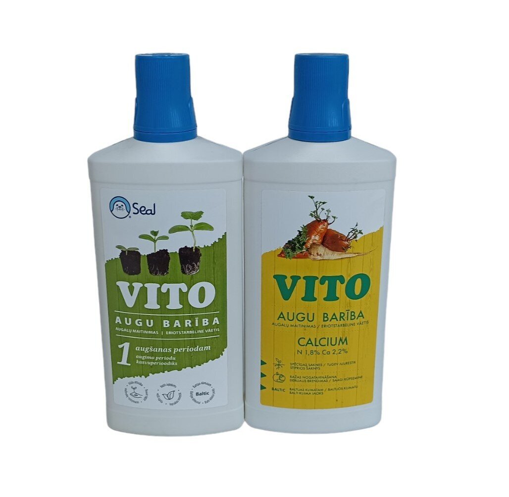 Komplekt Vito kasvuperioodiks 500 ml ja Vito Calcium 500 ml цена и информация | Vedelväetised | kaup24.ee