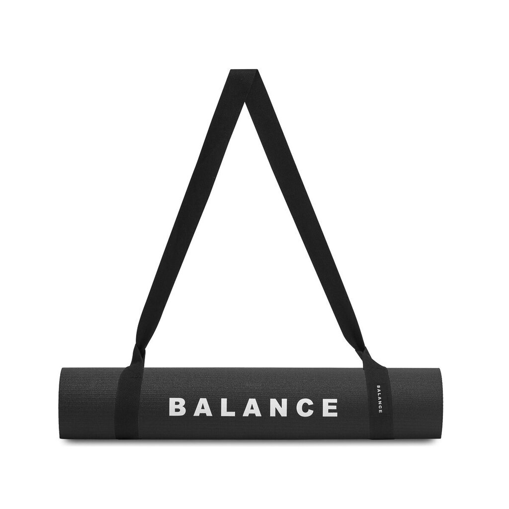 Joogamatt Balance, 185x68 cm, must hind ja info | Joogamatid | kaup24.ee