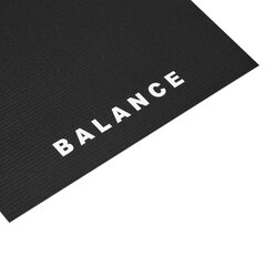 Joogamatt Balance, 185x68 cm, must hind ja info | Joogamatid | kaup24.ee