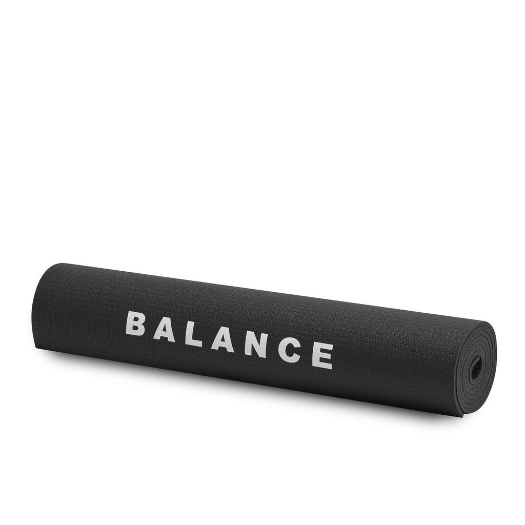 Joogamatt Balance, 185x68 cm, must hind ja info | Joogamatid | kaup24.ee