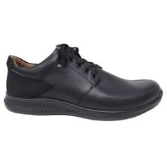 Мужская широкая повседневная обувь Jomos, чёрная цена и информация | Кроссовки для мужчин | kaup24.ee